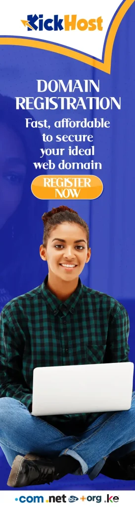 A woman smiling at camera