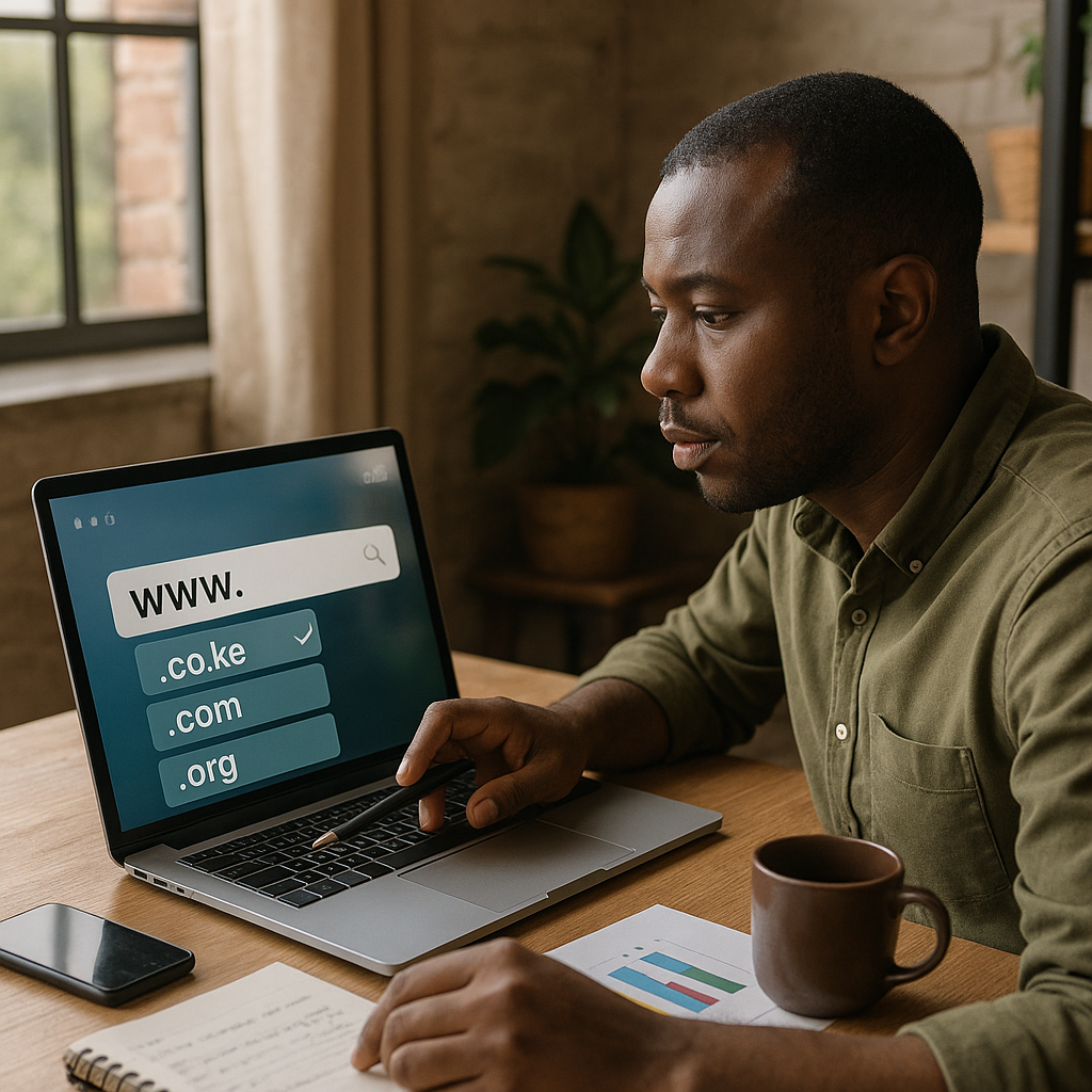 register a website address in Kenya
