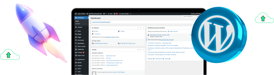 Wordpress hosting services offered by kickhost