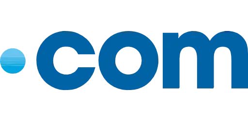 A blue letters on a black background