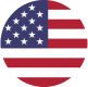 A flag in a circle